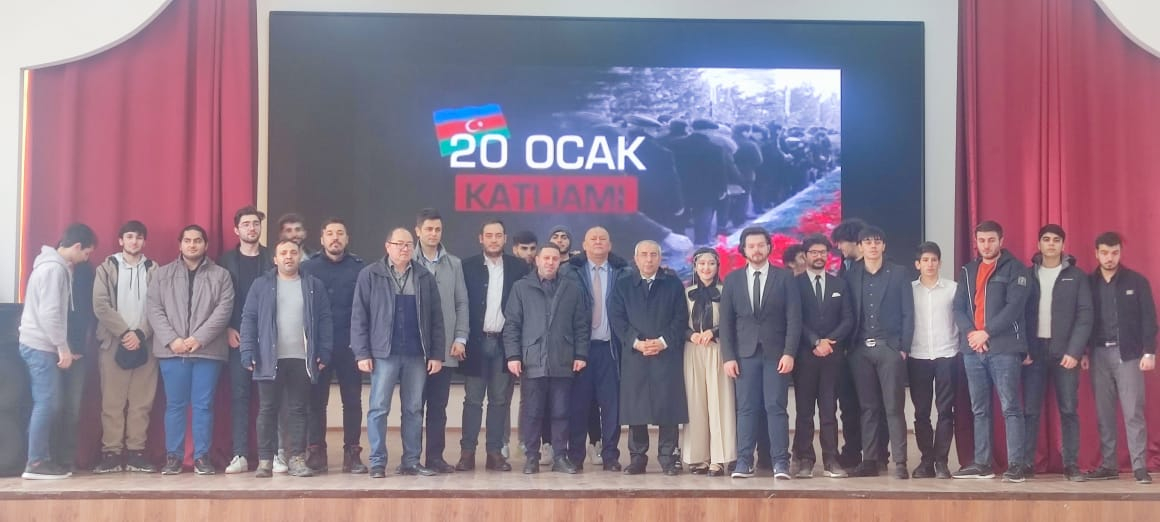 Ahmet Yesevi Üniversitesi’nde 20 Ocak Azerbaycan Kara Yanvar Şehitleri Anıldı